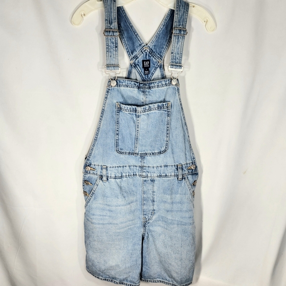 GAP Pants - Gap Denim Blue 100% Cotton Denim Jean Shortalls Size Medium
